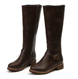 Aurielle | Women’s Knee-High Buckle Strap Boots